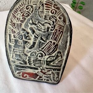Aztec Terracotta Artifact Mexican Folk Art Object